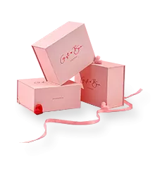 Scatola di cartone con coperchio magnetico