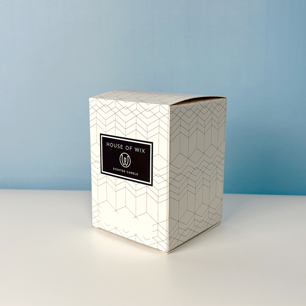 scatole di candele personalizzate con logo