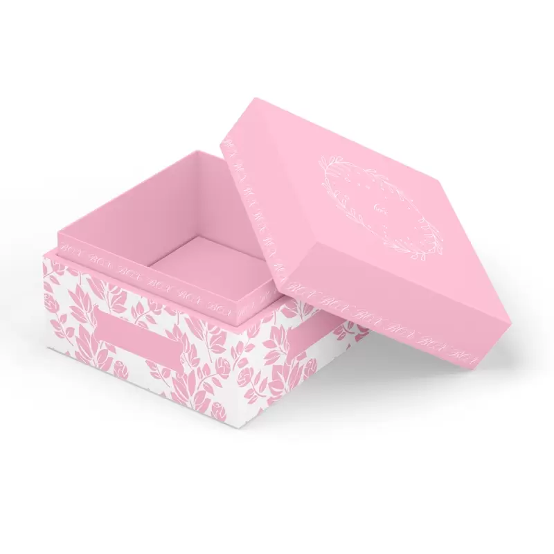 Scatole con coperchio e base personalizzati