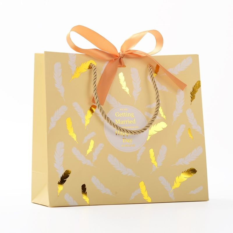 Borsa regalo personalizzata con nastro