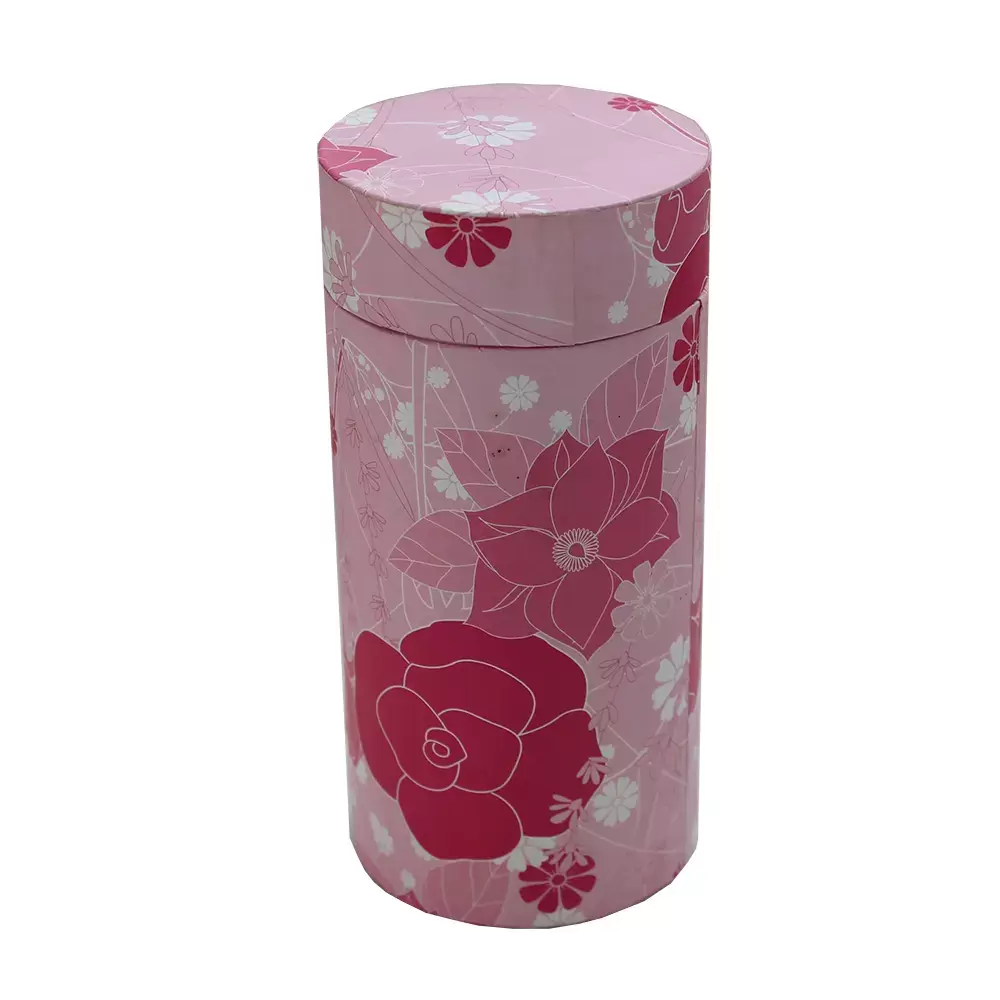 scatola regalo in tubo di cartone 
