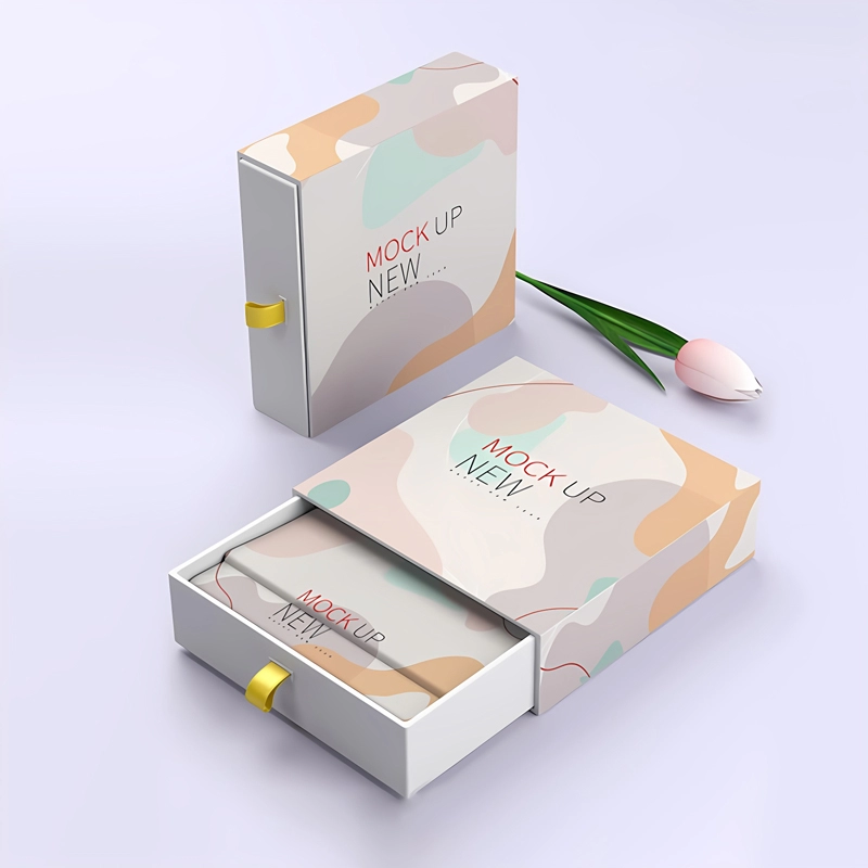 Scatole regalo in cartone con cassetto