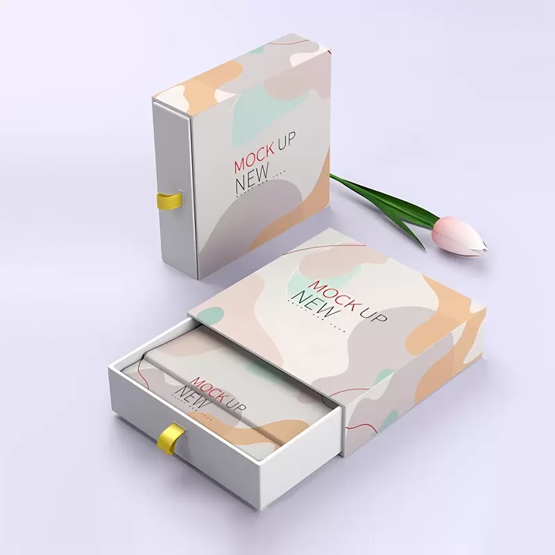 Scatole regalo in cartone con cassetto