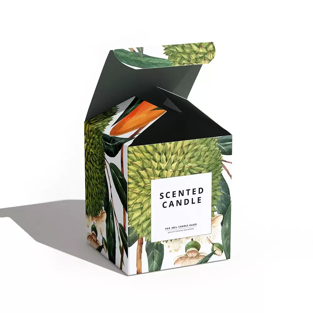Scatole di candele in cartone personalizzate