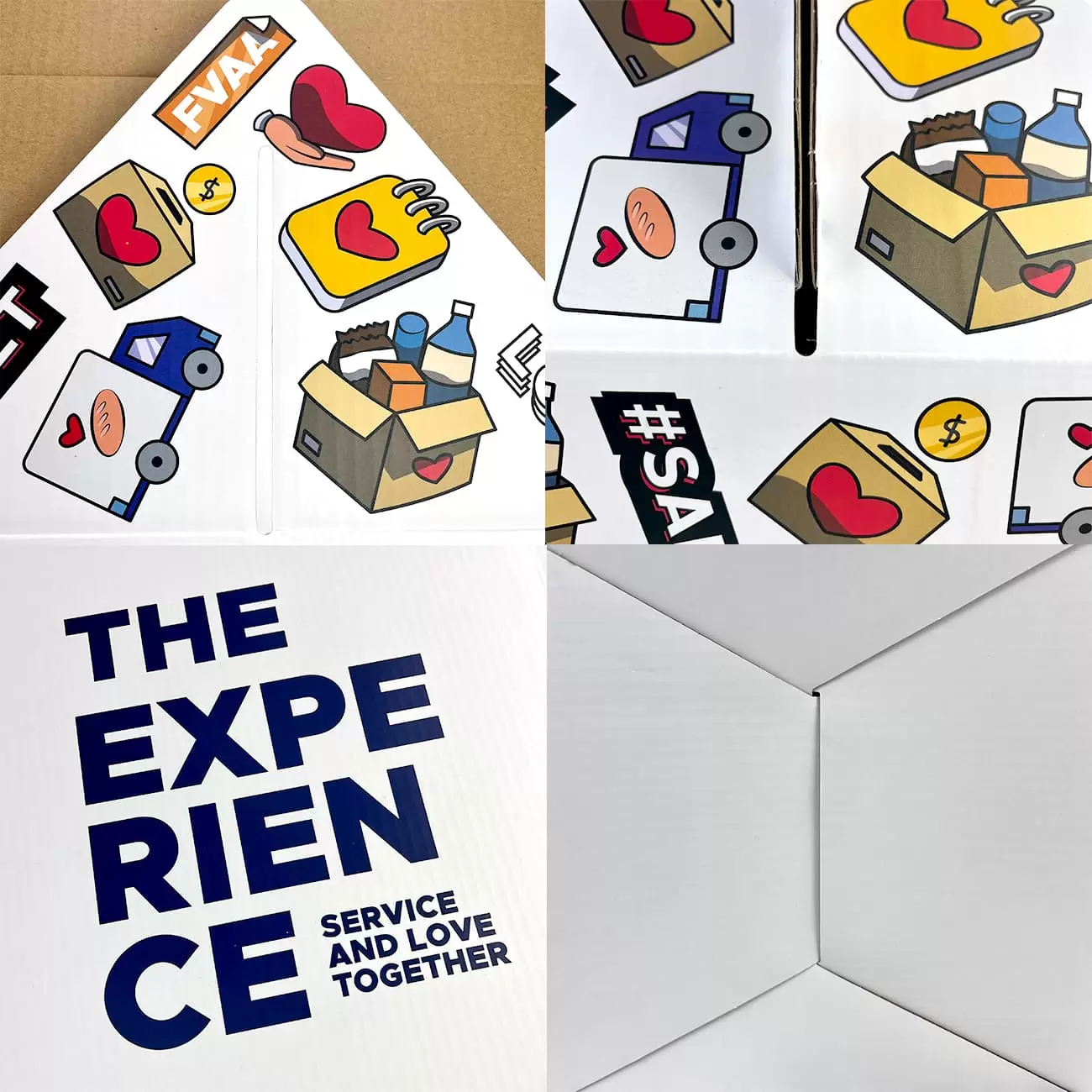  Scatole per imballaggio in cartone ondulato 