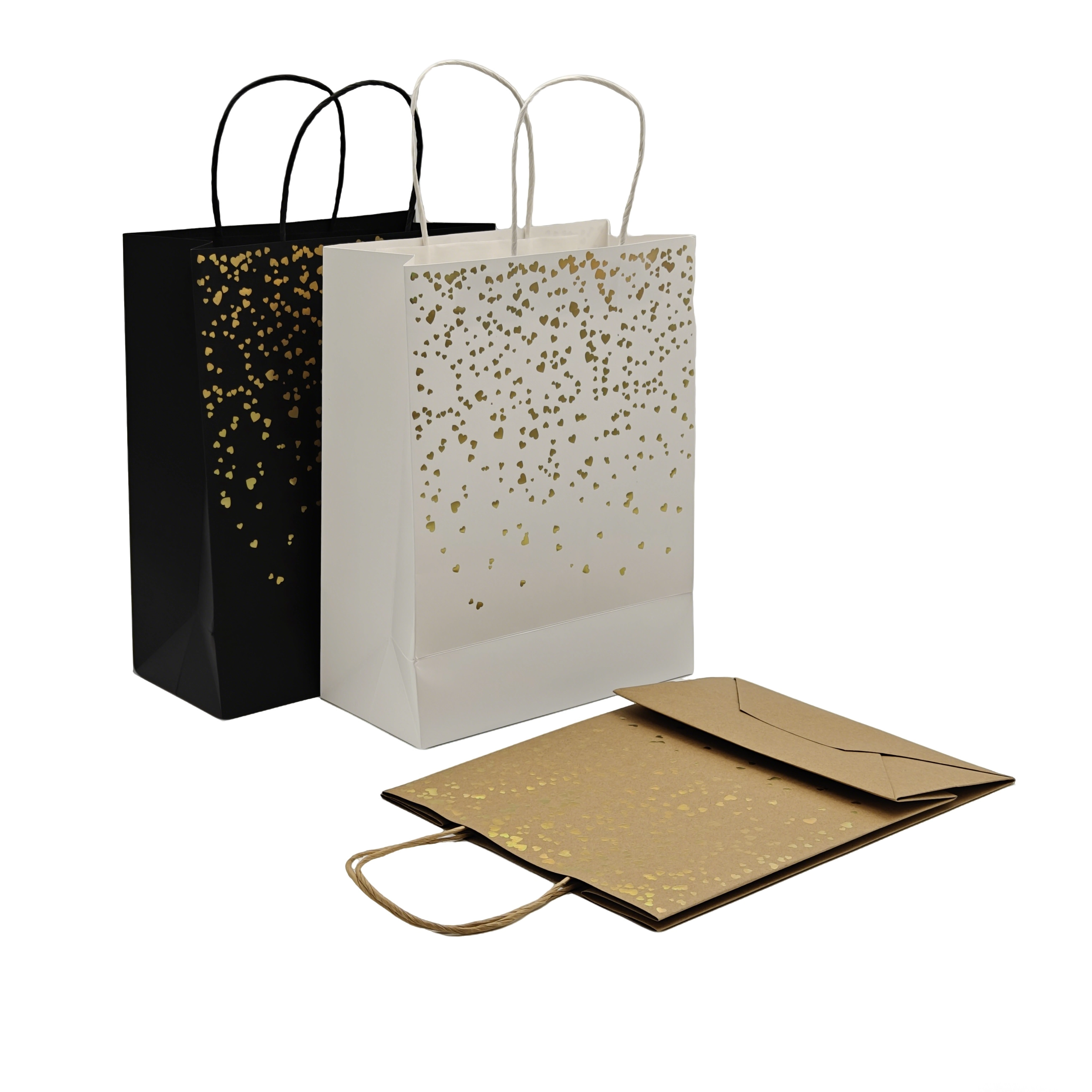  Borse in kraft stampate 