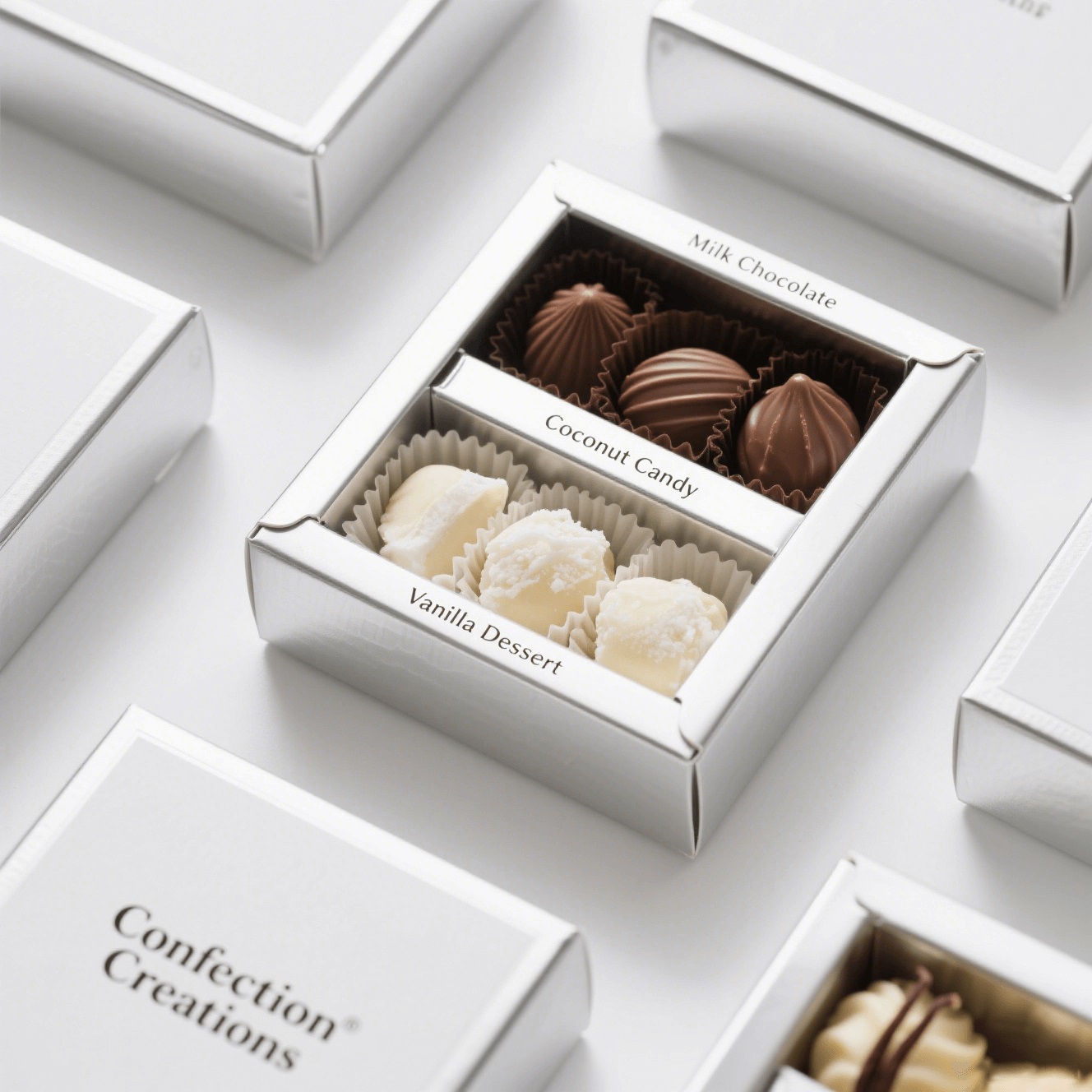 Scatole di cioccolatini