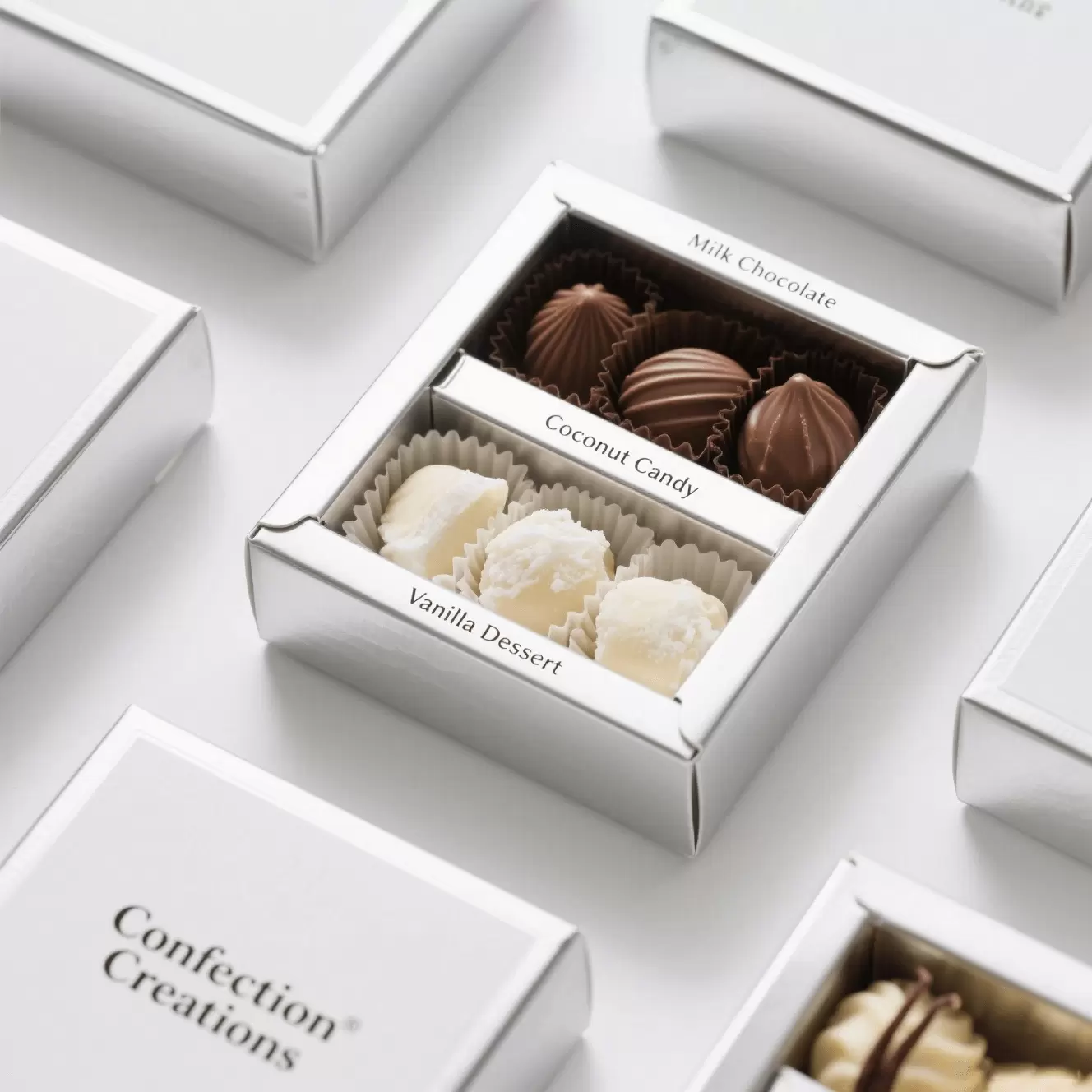  Scatola per imballaggio di cioccolatini
