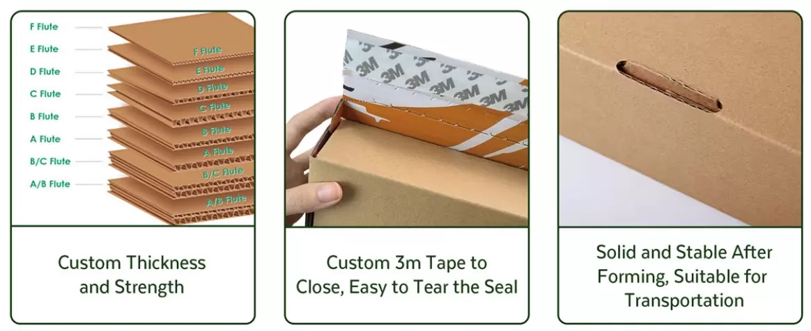 Scatole di cartone ondulato a doppia parete