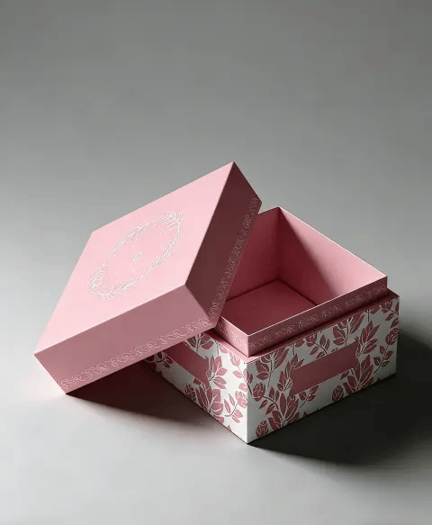 Coperchio e base della scatola